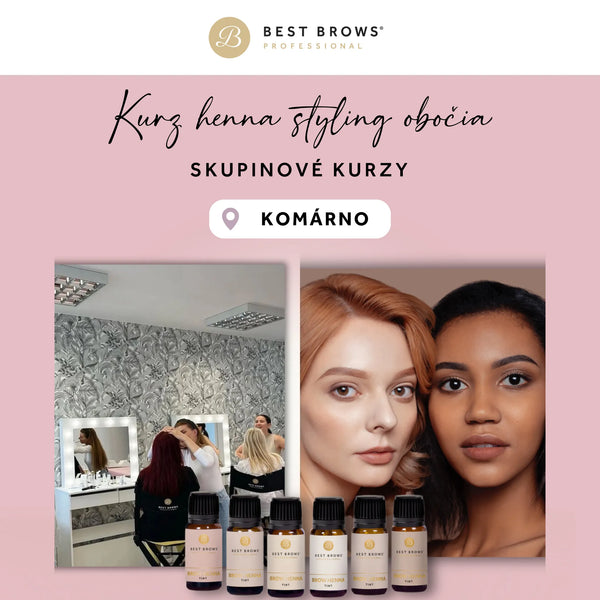 Kurz henna styling obočia - Komárno
