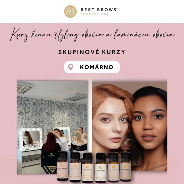 Kurz henna styling obočia a laminácia obočia - Komárno