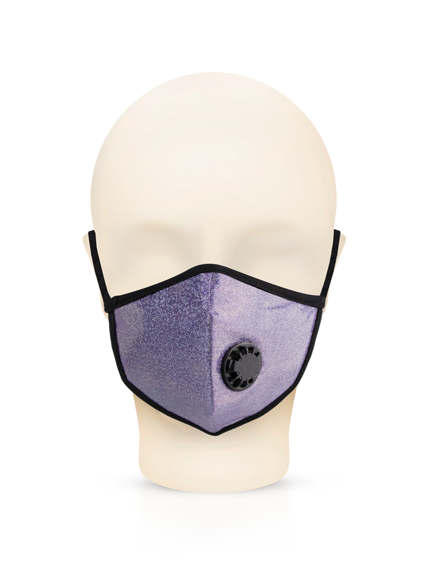 Sparkly purple mask