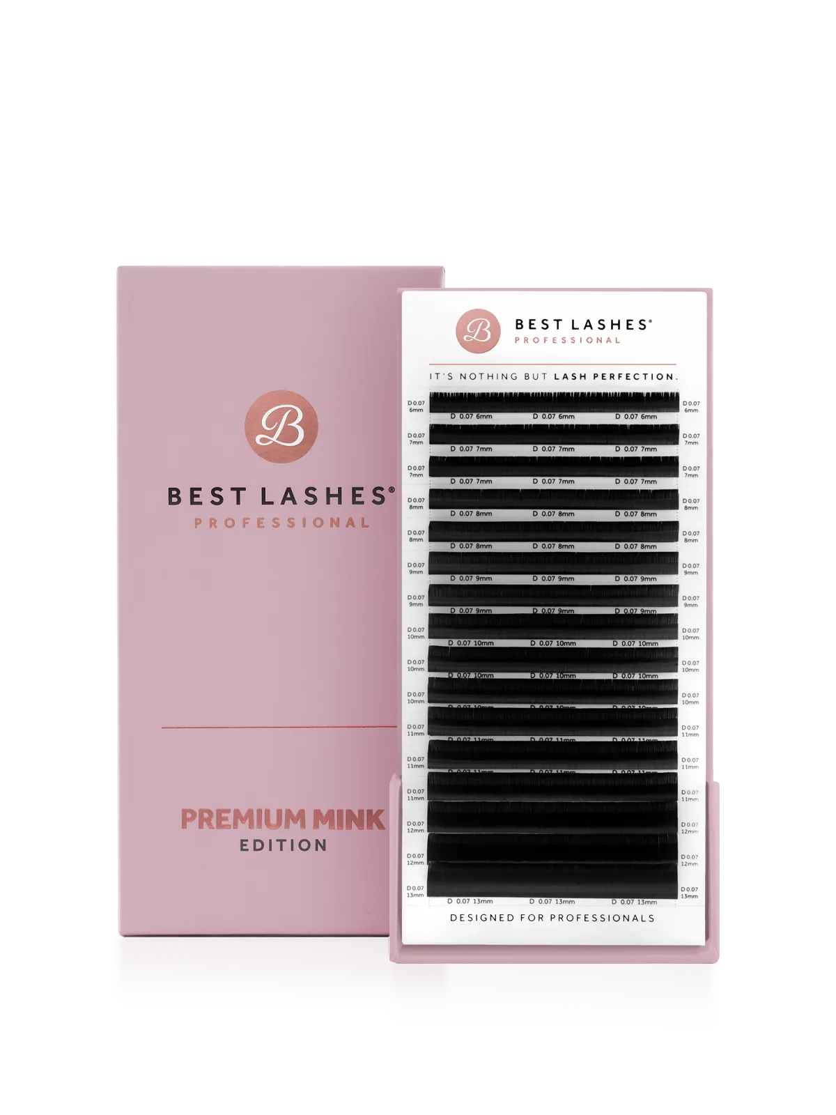 Classic Premium Mink Eyelashes - 16 lines - 0.15