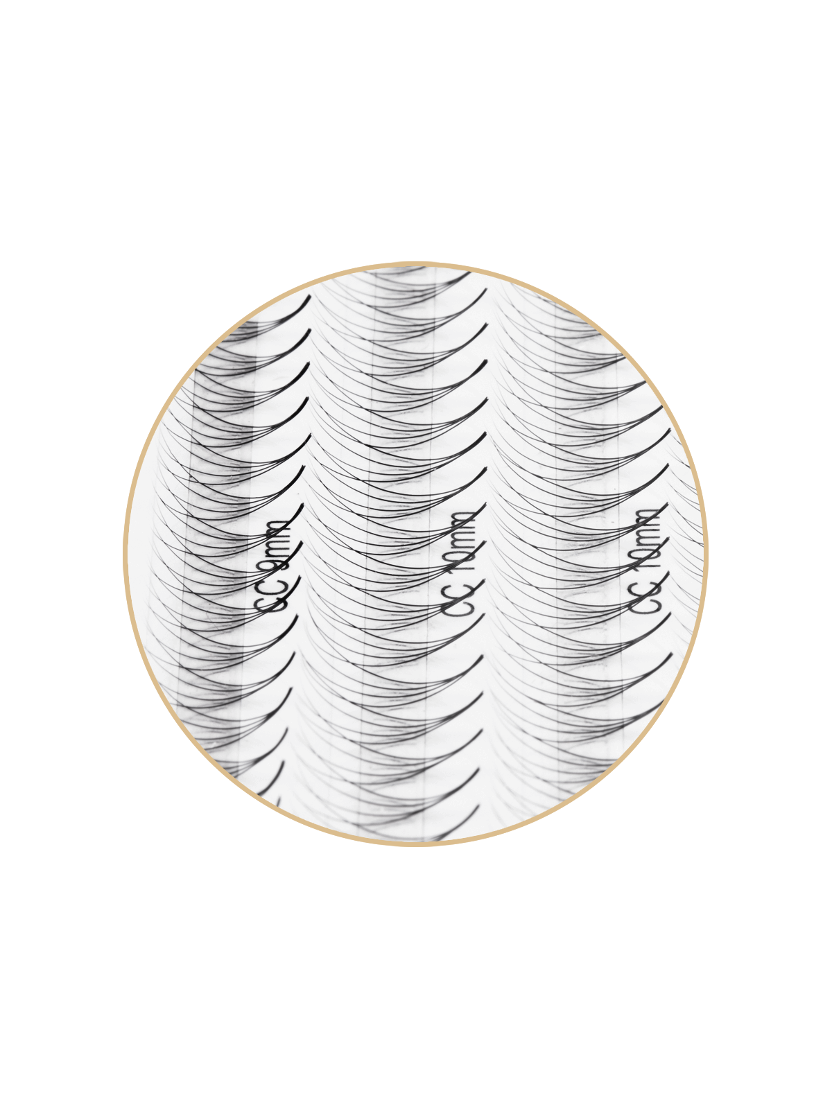 Premade Edition Eyelashes - 20 lines 4D 0.07