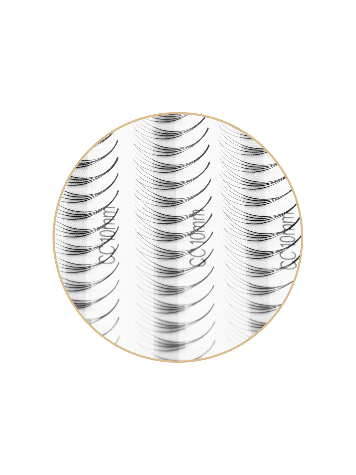 Premade Edition Eyelashes - 20 lines 4D 0.07