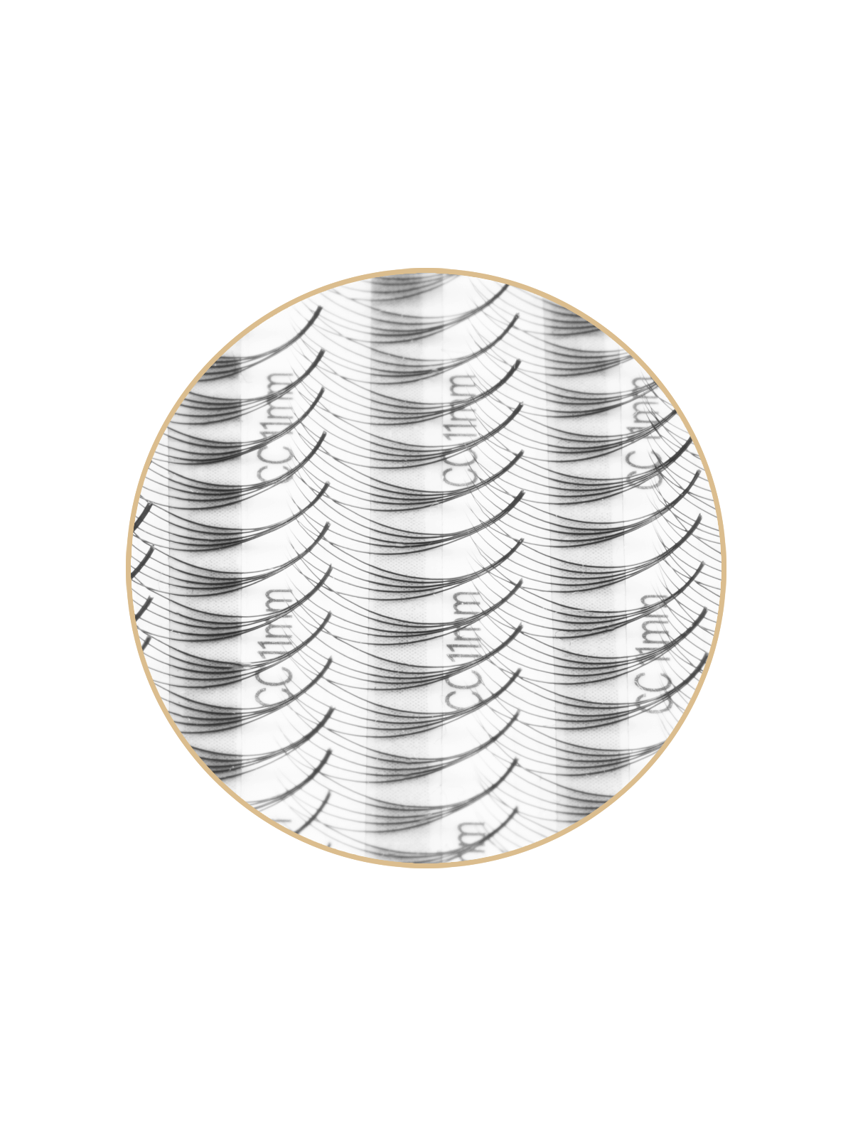 Premade Edition Eyelashes - 20 lines 5D 0.07