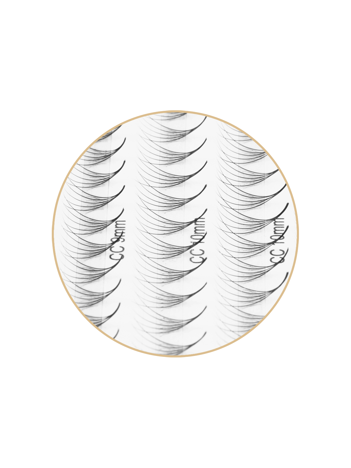 Premade Edition Eyelashes - 20 lines 5D 0.07