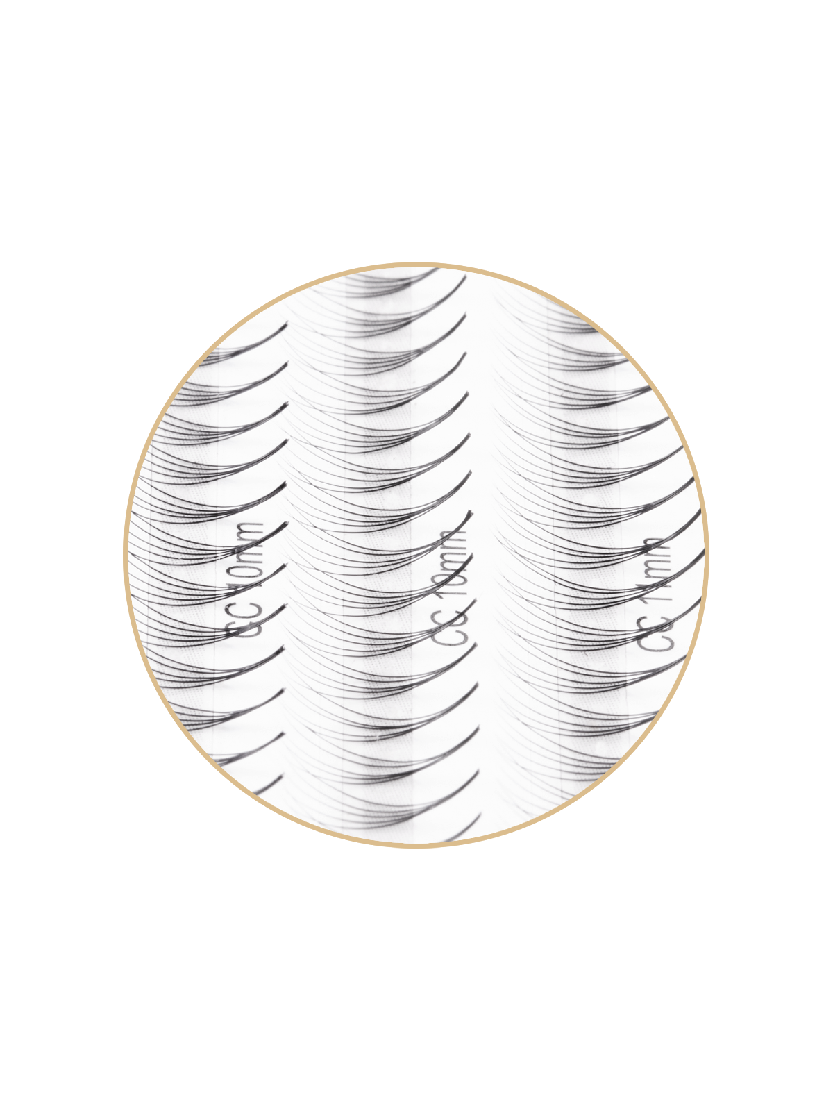 Premade Edition Eyelashes - 20 lines 5D 0.07