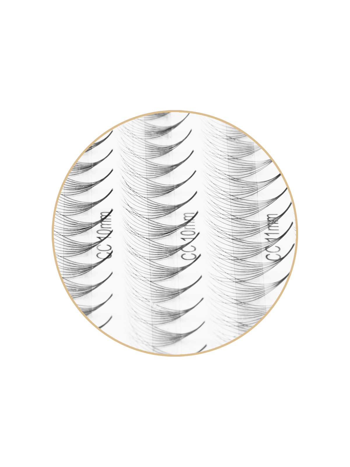 Premade Edition Eyelashes - 20 lines 8D 0.05