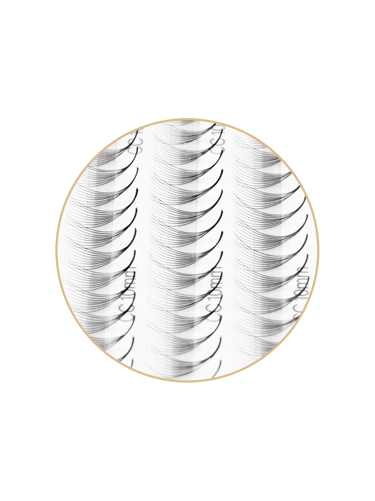 Premade Edition Eyelashes - 20 lines 9D 0.05