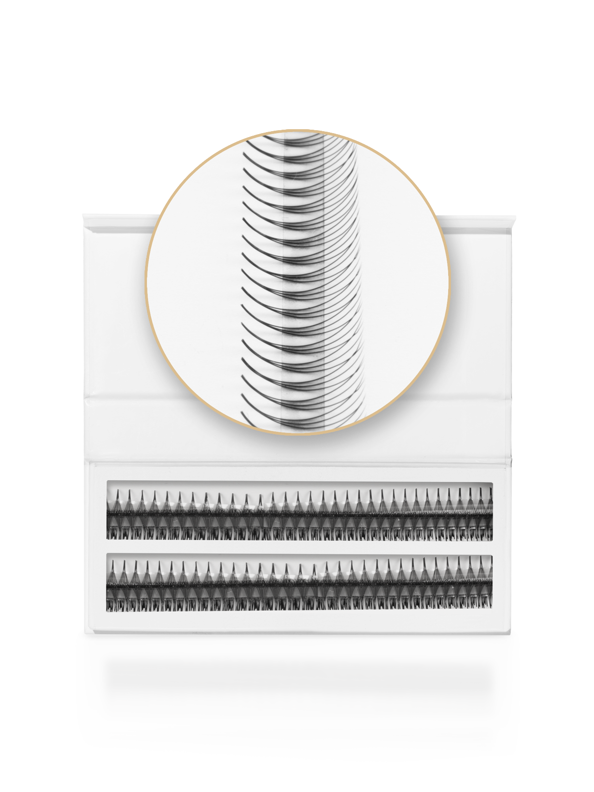 Premade Dramatic Eyelashes - Rapid - 3D closed