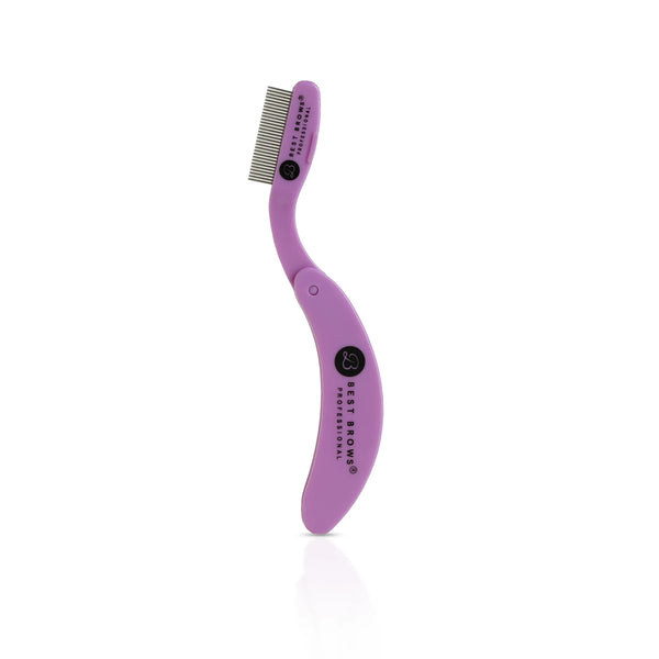 Collapsible brow lamination brush