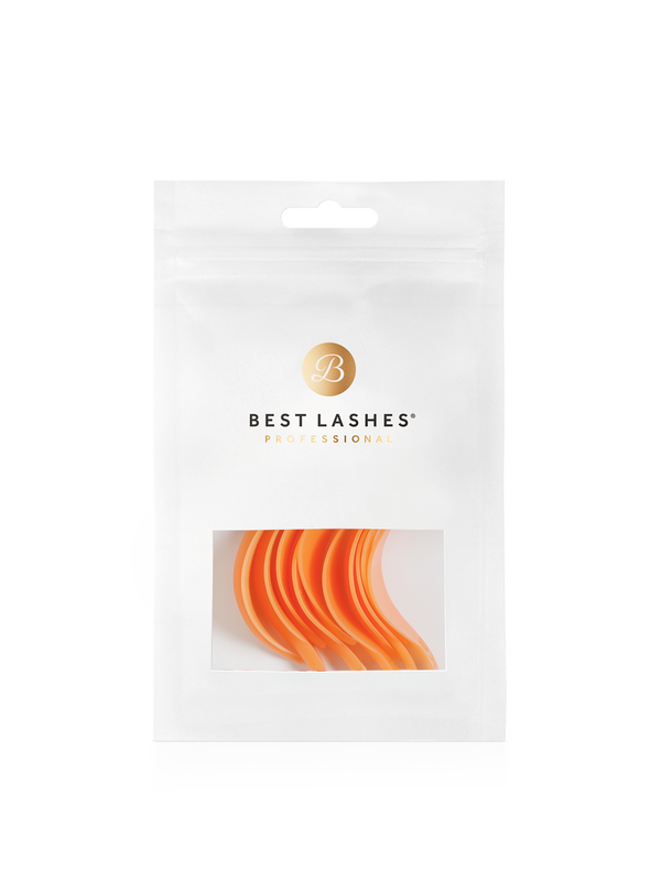 Eyelash lifting silicone pad - Orange set
