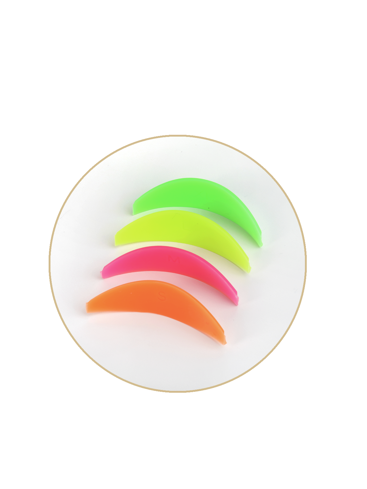 Eyelash Lifting Silicone Pad, in Neon Colours, S-XL